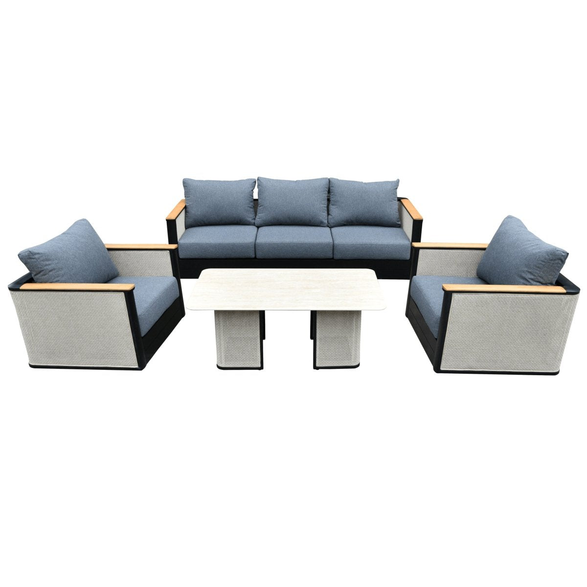 Arvin 4 - Piece Conversation Set with Coffee Table, Sofa, and 2 Accent Chairs