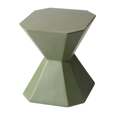 Azure Side Table Round Fiberstone Accent Table