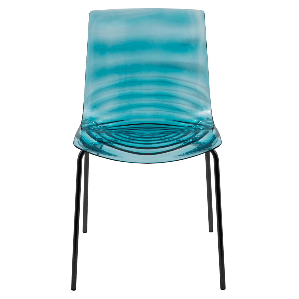 Astor Dining Chair Modern ABS Plastic Side Chair with Stainless - Steel Legs