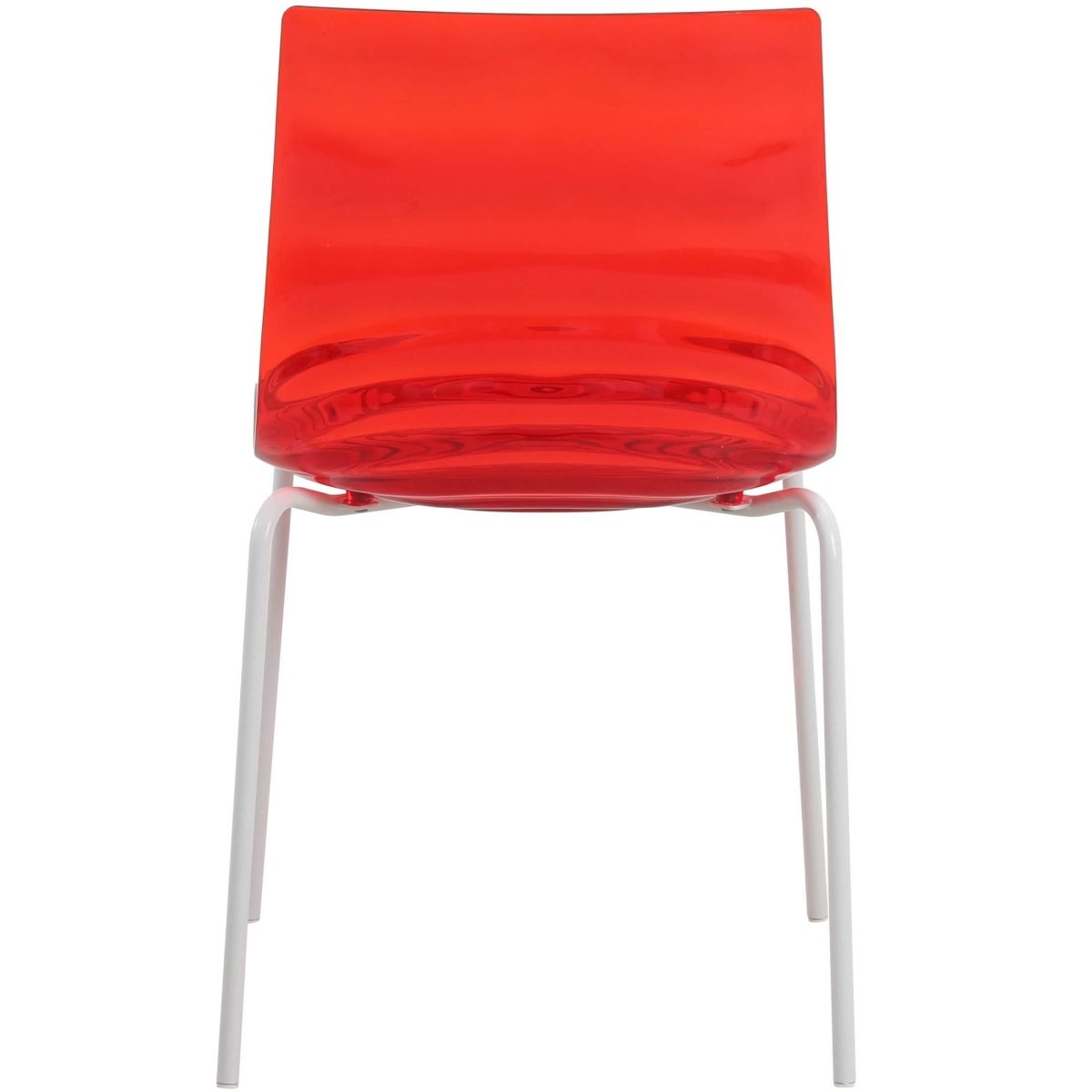Astor Dining Chair Modern ABS Plastic Side Chair with Stainless - Steel Legs