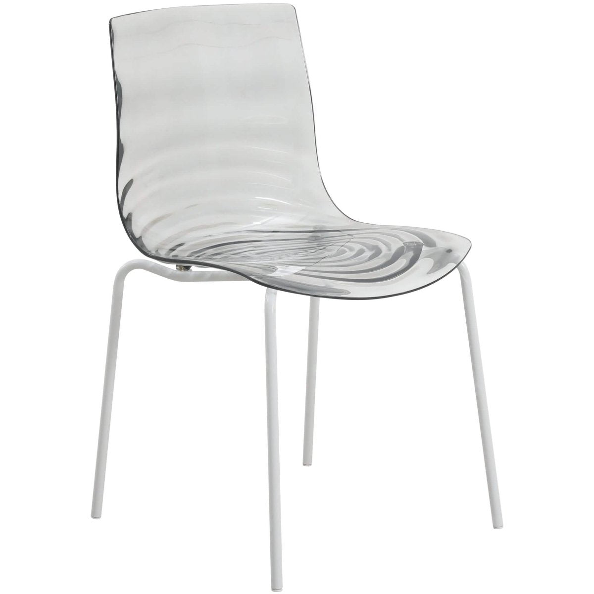 Astor Dining Chair Modern ABS Plastic Side Chair with Stainless - Steel Legs