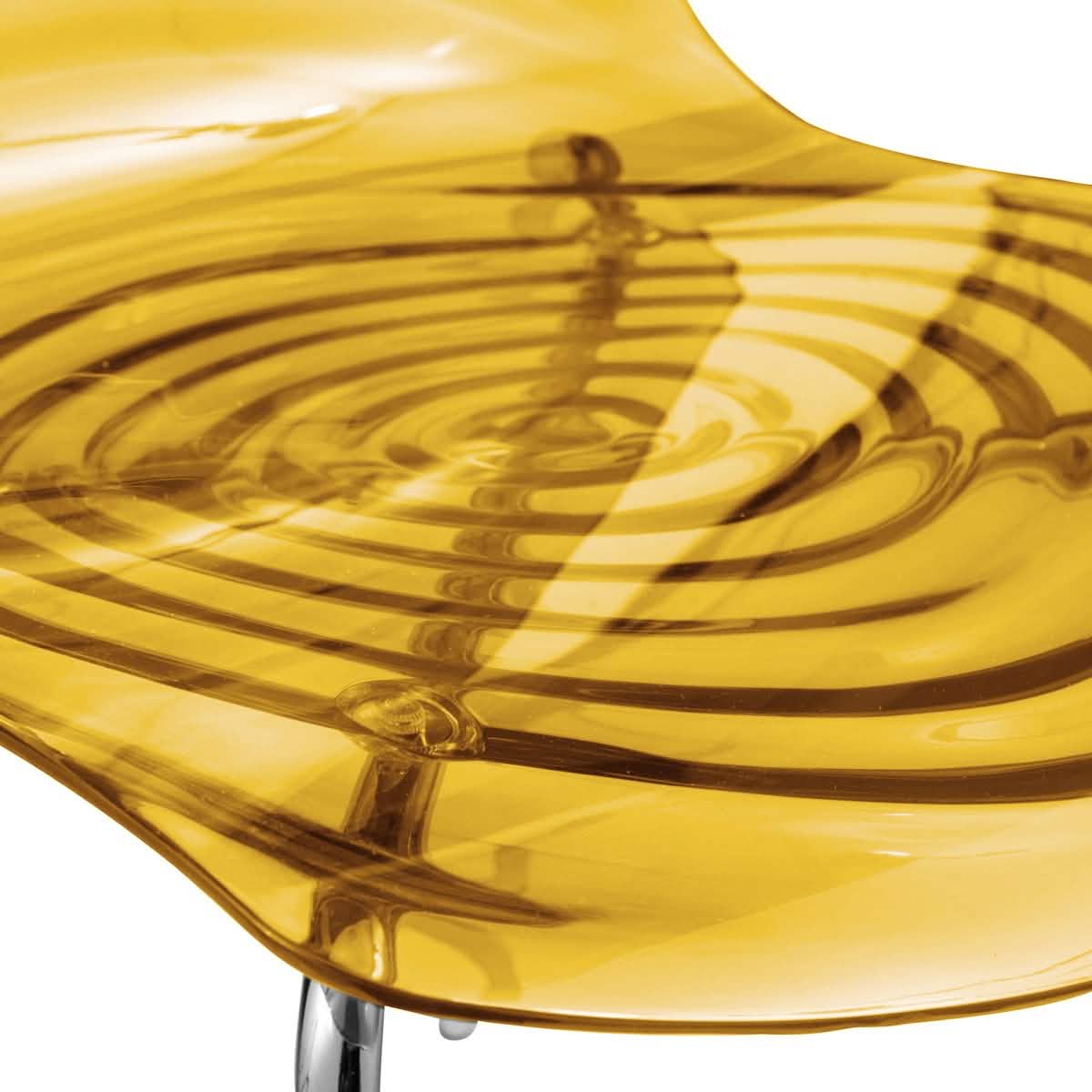 Astor Dining Chair Modern ABS Plastic Side Chair with Stainless - Steel Legs