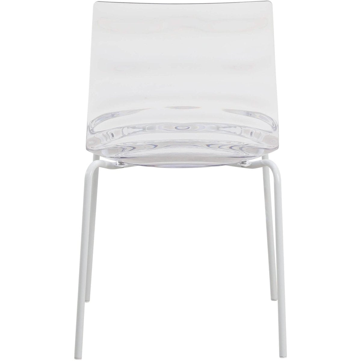 Astor Dining Chair Modern ABS Plastic Side Chair with Stainless - Steel Legs