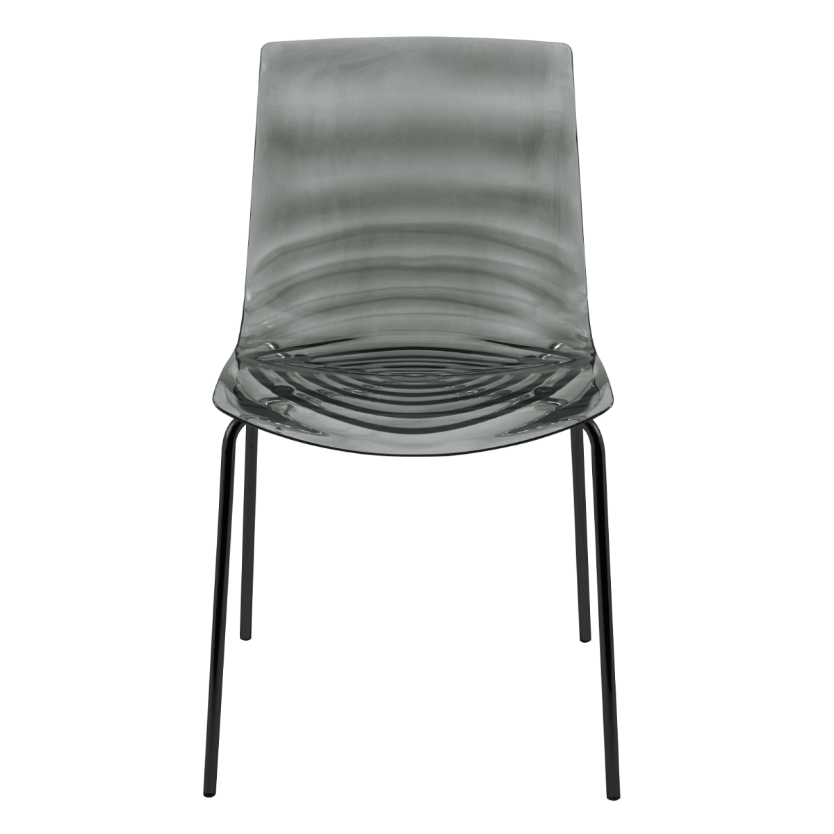 Astor Dining Chair Modern ABS Plastic Side Chair with Stainless - Steel Legs