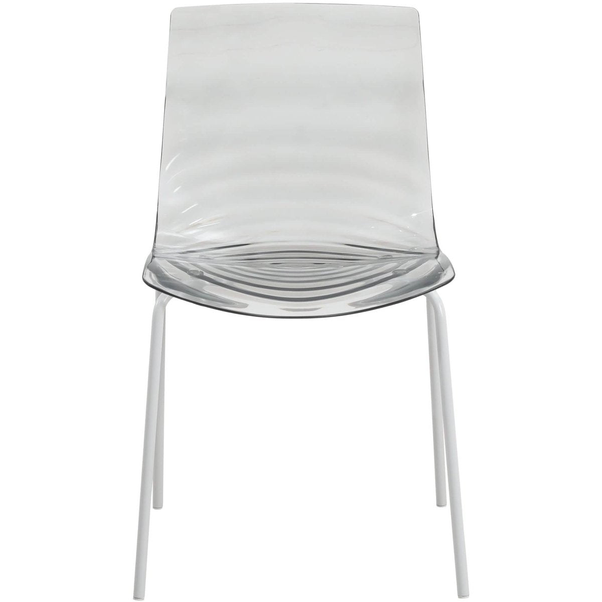 Astor Dining Chair Modern ABS Plastic Side Chair with Stainless - Steel Legs