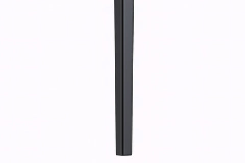Avo Rectangular Dining Table with Sintered Stone/Glass Tabletop in Black Aluminum Base