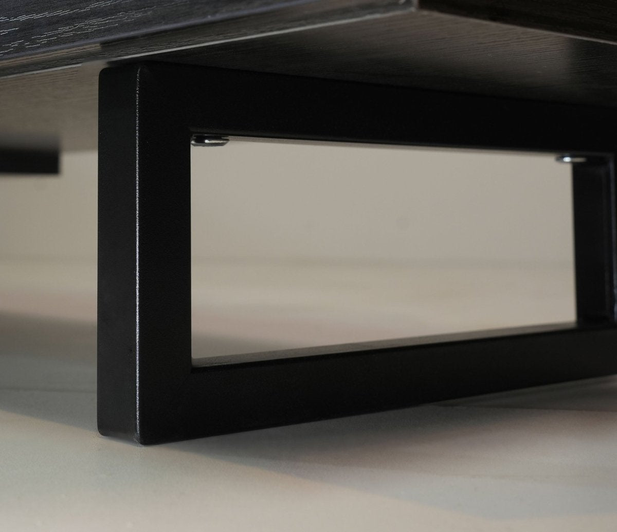 Avery Mid - Century Modern TV Stand with MDF Cabinet and Powder Coated Steel Legs
