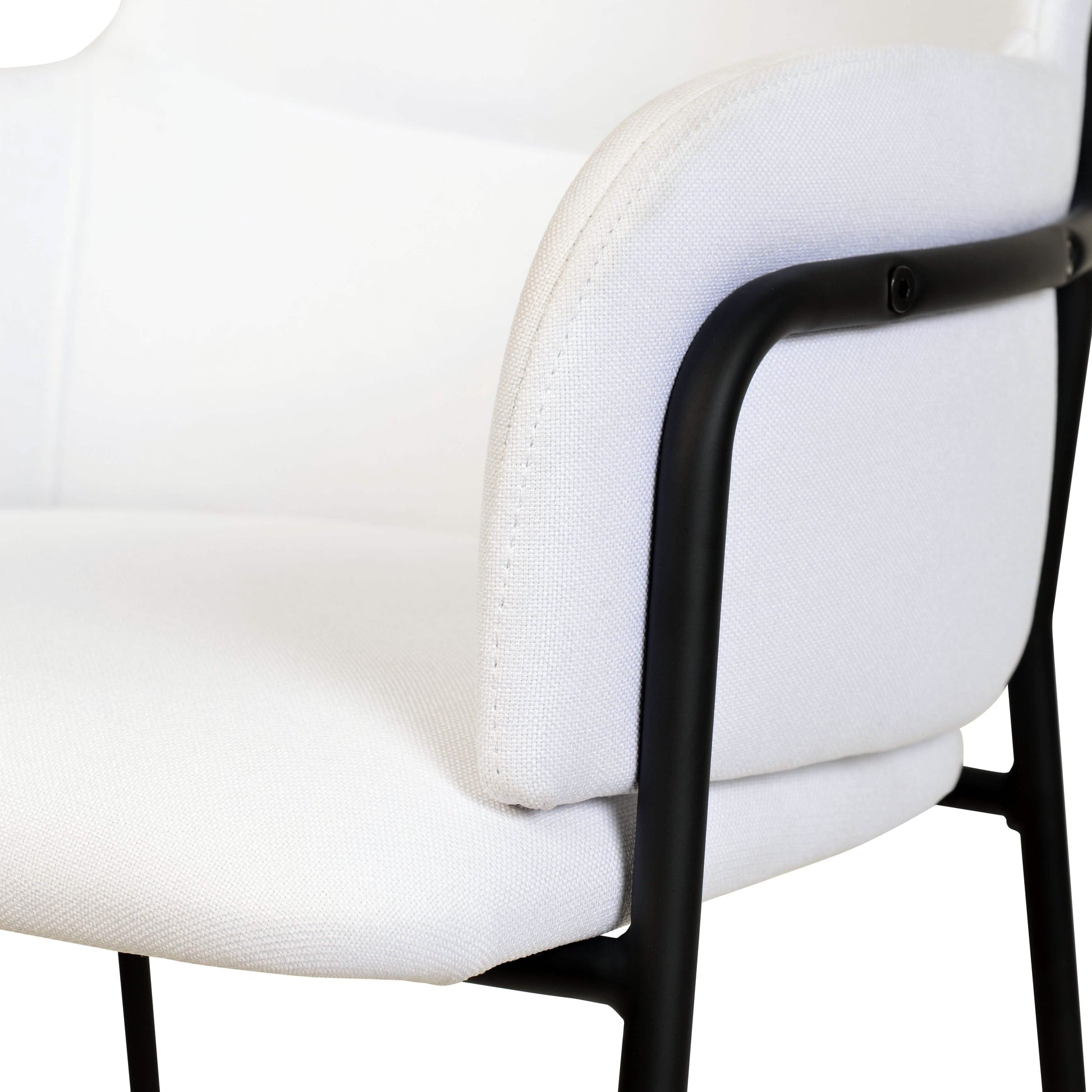 Axis 40" Bar Stool with Ergonomic Design, Powder - Coated Base, and Footrest in Black/Gold