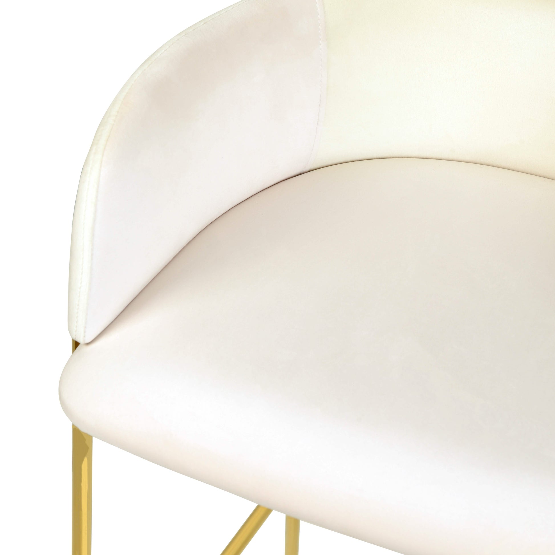 Axis 40" Bar Stool with Ergonomic Design, Powder - Coated Base, and Footrest in Black/Gold