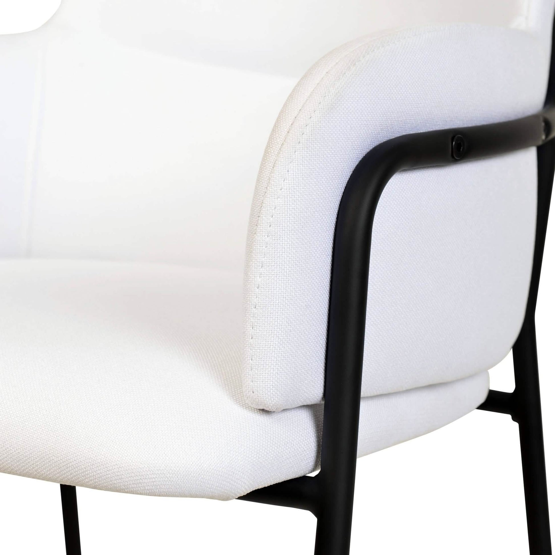 Axis 40" Bar Stool with Ergonomic Design, Powder - Coated Base, and Footrest in Black/Gold