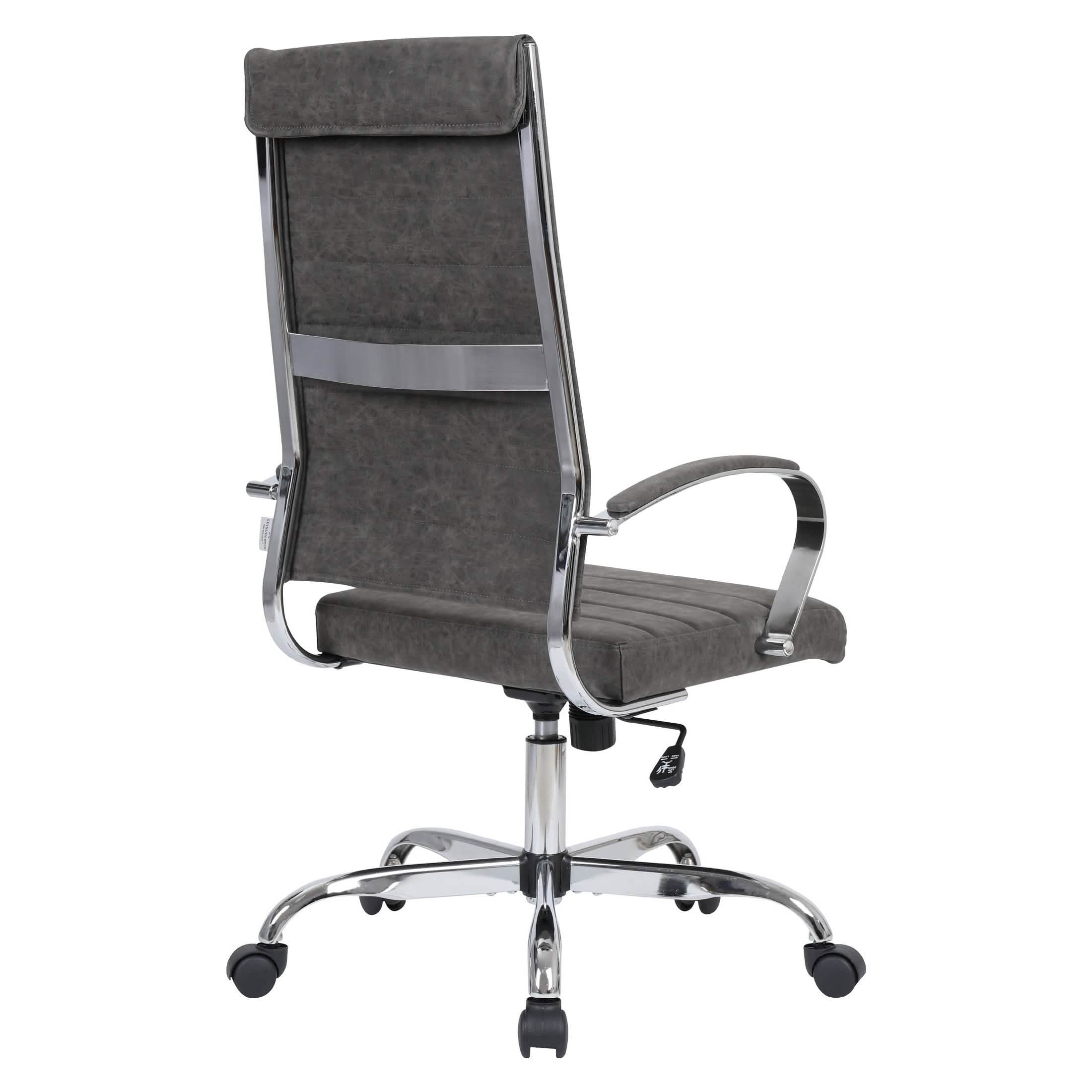 Benmar High-Back Leather Adjustable Office Conference Chair