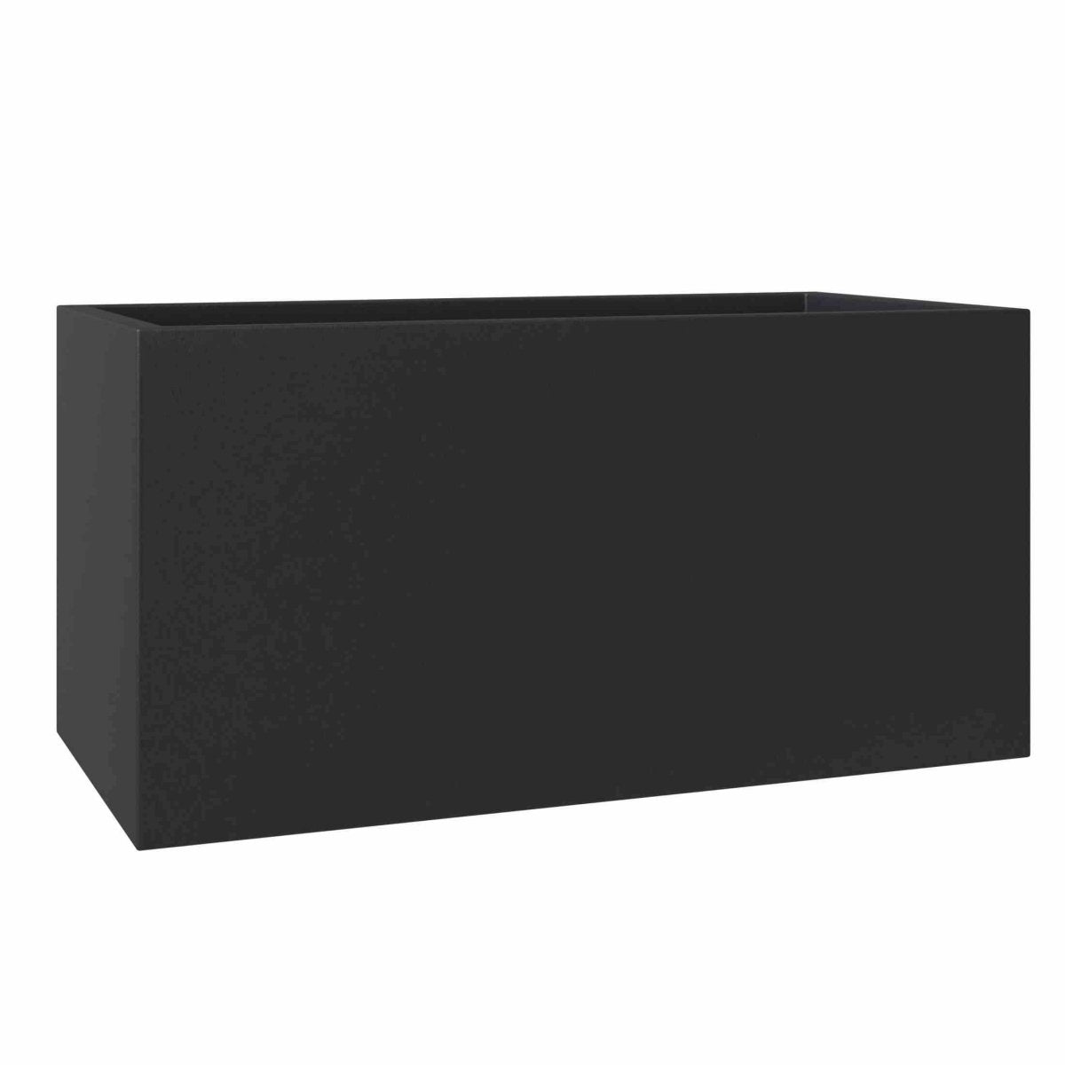 Bloom Mid - Century Modern Rectangular Fiberstone and MGO Clay Planter for Indoor and Outdoor