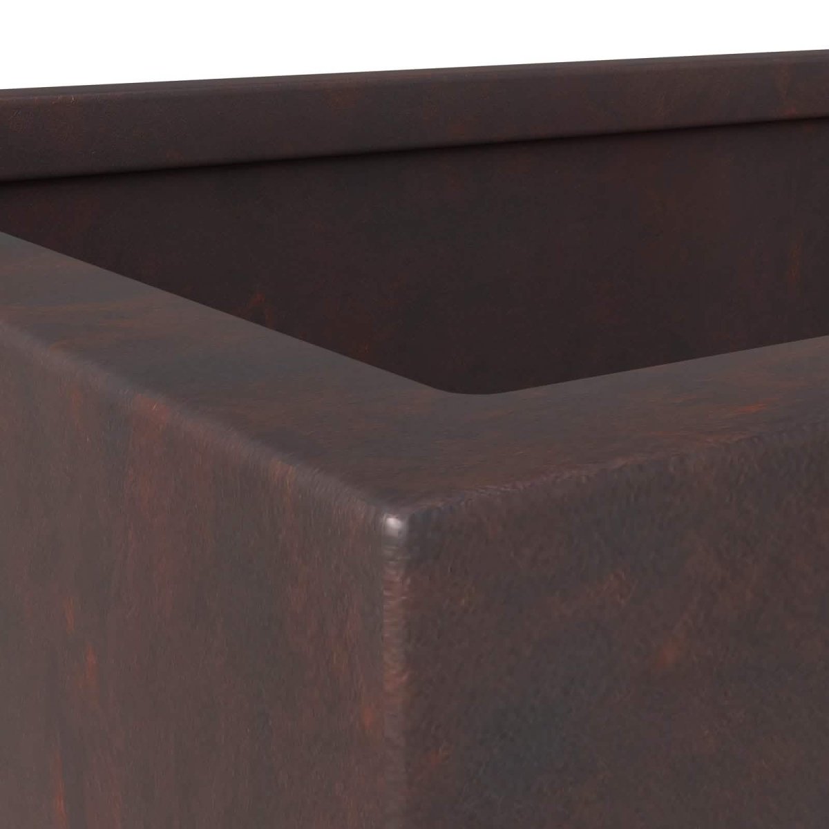 Bloom Mid - Century Modern Rectangular Fiberstone and MGO Clay Planter for Indoor and Outdoor