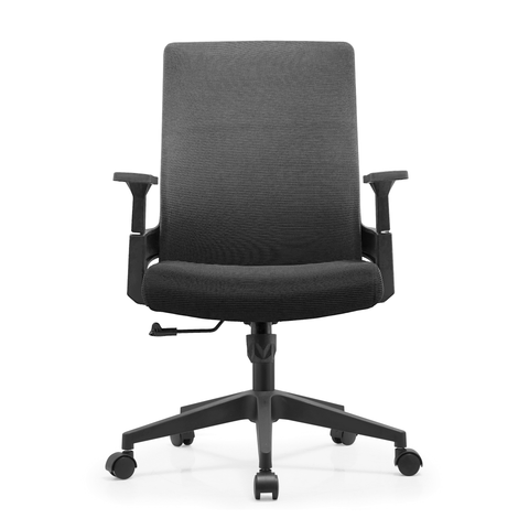 Brio Mid-Back Adjustable Office Chair Upholstered in Cotton