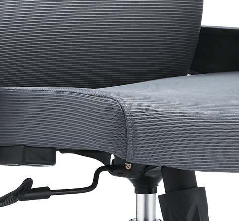 Brio Mid-Back Adjustable Office Chair Upholstered in Cotton