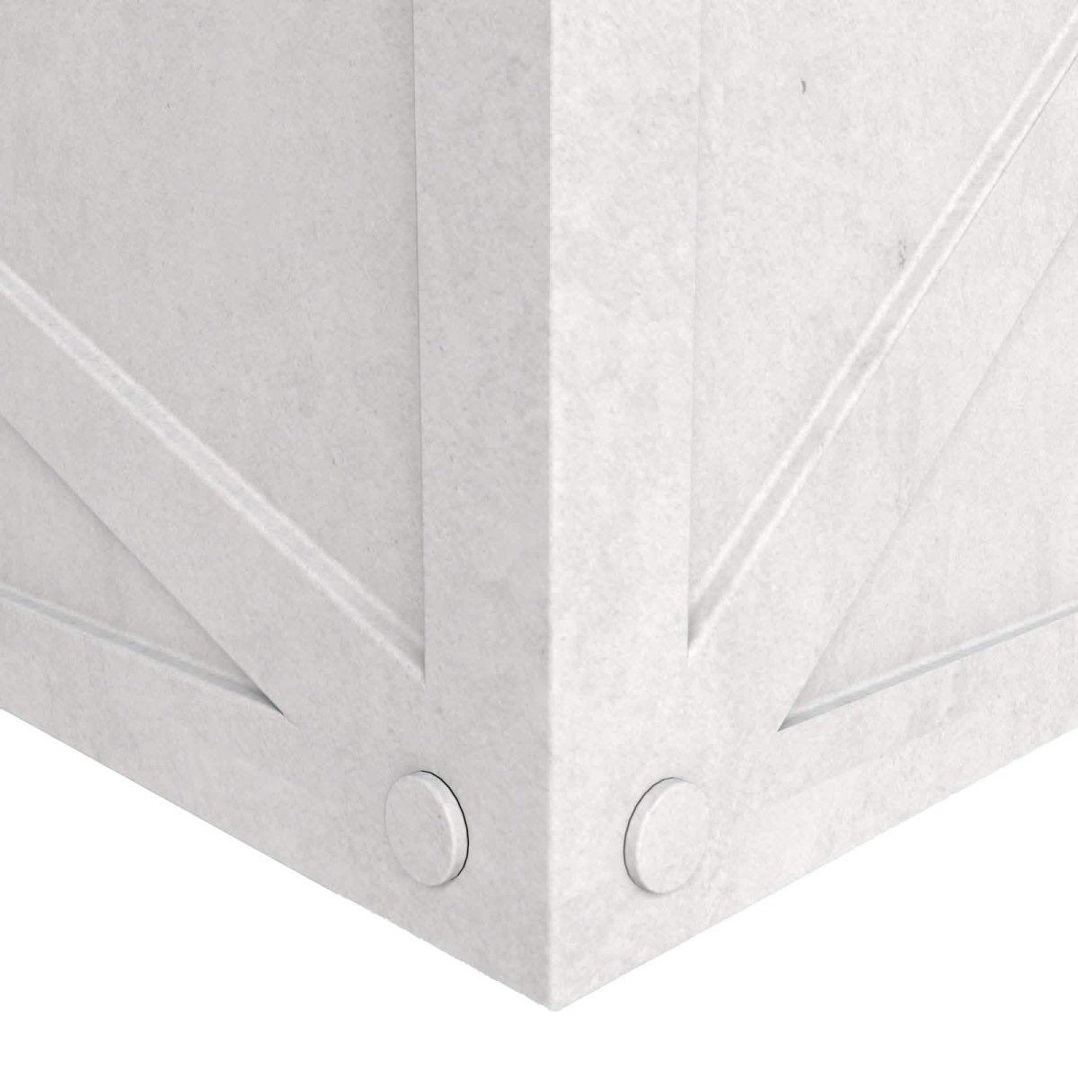 Bonsai Fiberglass and Clay Planter - Rectangular Weather - Resistant Planter Box with Drainage Holes