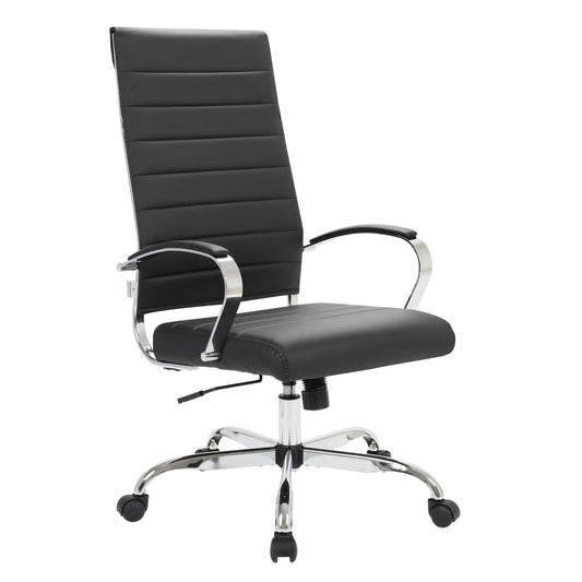 Benmar High-Back Leather Adjustable Office Conference Chair