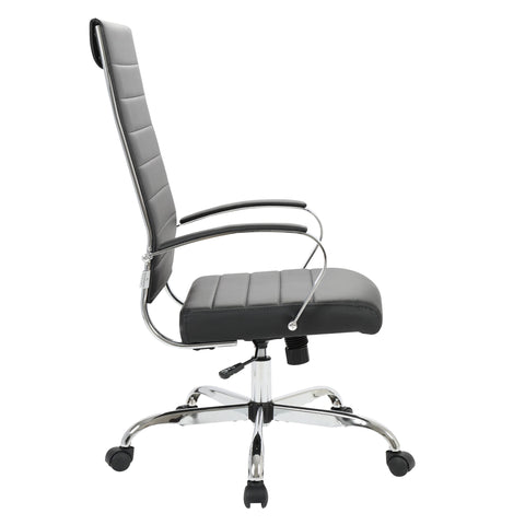 Benmar High-Back Leather Adjustable Office Conference Chair