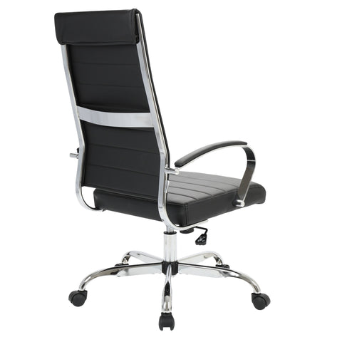 Benmar High-Back Leather Adjustable Office Conference Chair