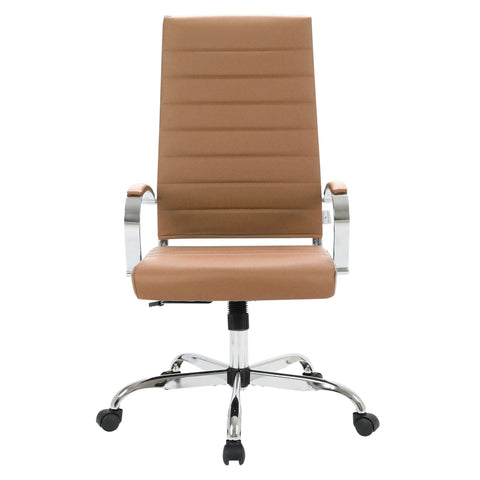 Benmar High-Back Leather Adjustable Office Conference Chair