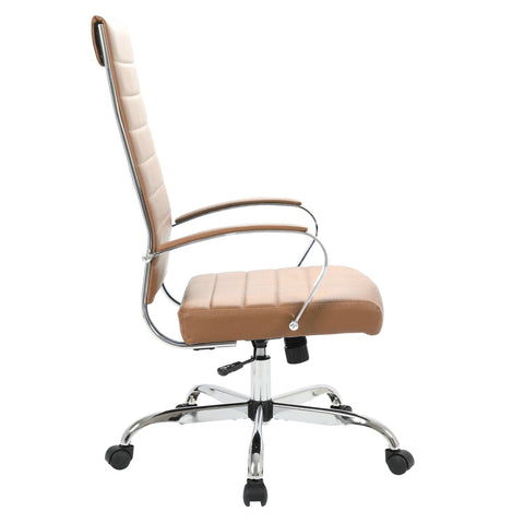 Benmar High-Back Leather Adjustable Office Conference Chair