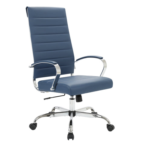 Benmar High-Back Leather Adjustable Office Conference Chair