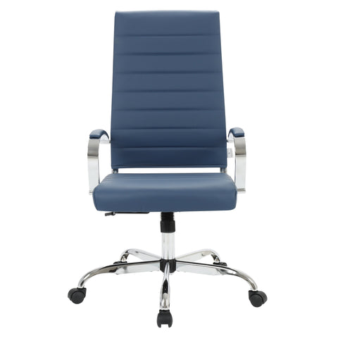 Benmar High-Back Leather Adjustable Office Conference Chair