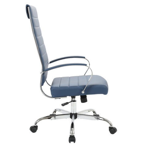 Benmar High-Back Leather Adjustable Office Conference Chair