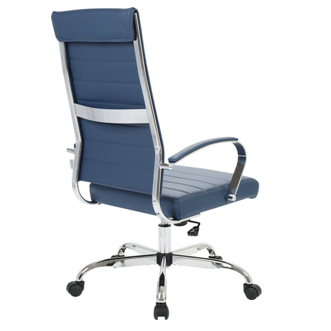 Benmar High-Back Leather Adjustable Office Conference Chair