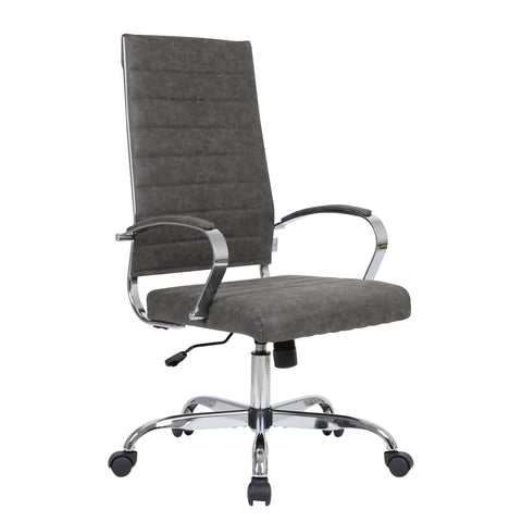 Benmar High-Back Leather Adjustable Office Conference Chair