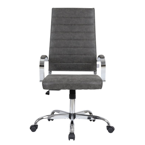 Benmar High-Back Leather Adjustable Office Conference Chair