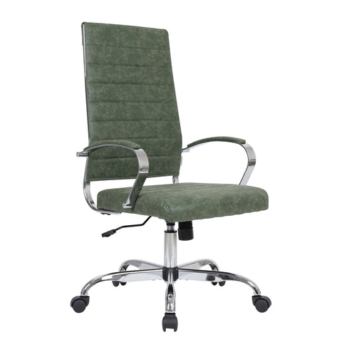 Benmar High-Back Leather Adjustable Office Conference Chair