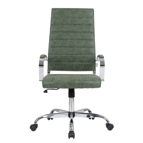Benmar High-Back Leather Adjustable Office Conference Chair