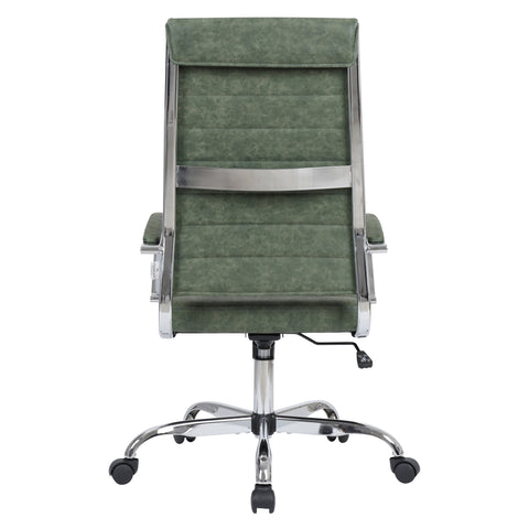Benmar High-Back Leather Adjustable Office Conference Chair