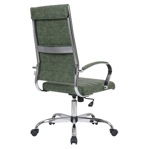Benmar High-Back Leather Adjustable Office Conference Chair