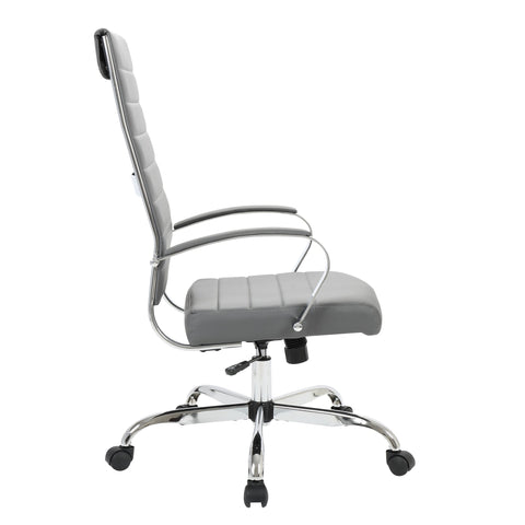 Benmar High-Back Leather Adjustable Office Conference Chair