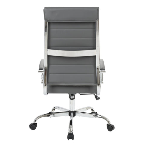 Benmar High-Back Leather Adjustable Office Conference Chair