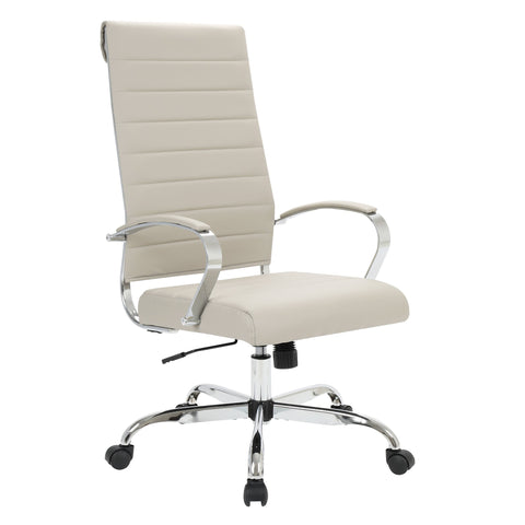 Benmar High-Back Leather Adjustable Office Conference Chair