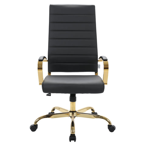 Benmar High-Back Leather Adjustable Office Conference Chair