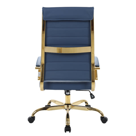 Benmar High-Back Leather Adjustable Office Conference Chair