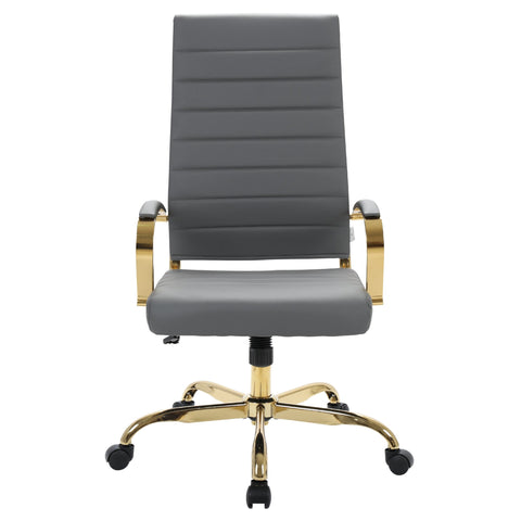 Benmar High-Back Leather Adjustable Office Conference Chair