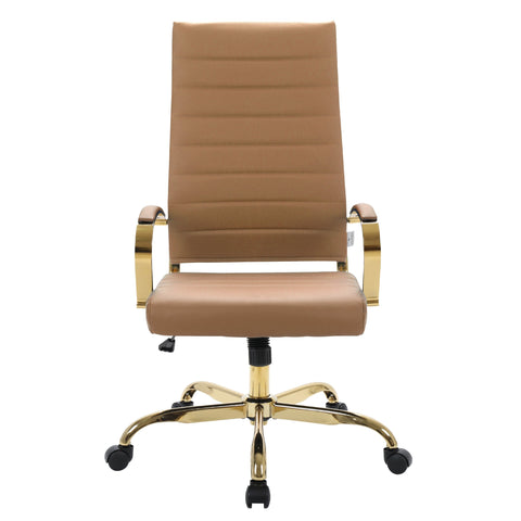 Benmar High-Back Leather Adjustable Office Conference Chair