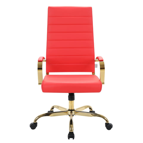 Benmar High-Back Leather Adjustable Office Conference Chair
