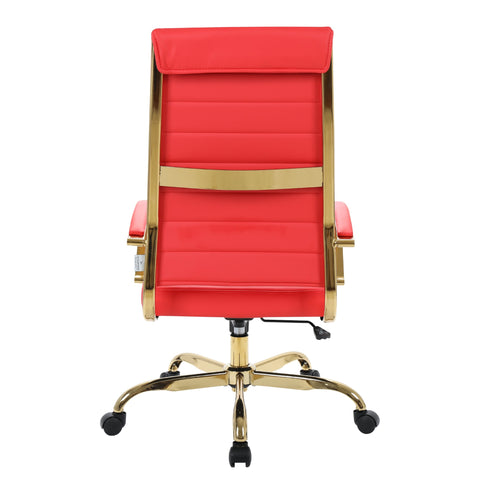 Benmar High-Back Leather Adjustable Office Conference Chair