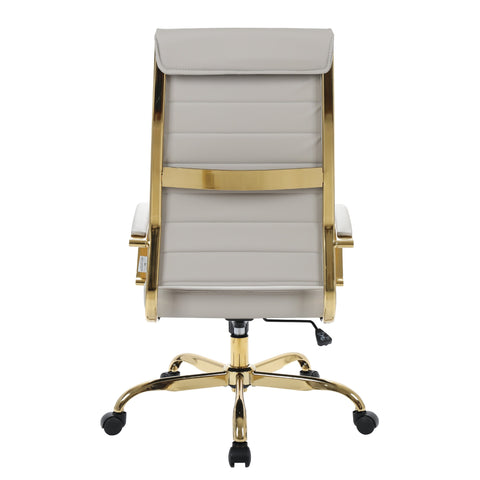 Benmar High-Back Leather Adjustable Office Conference Chair
