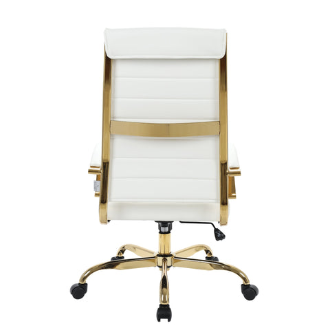 Benmar High-Back Leather Adjustable Office Conference Chair