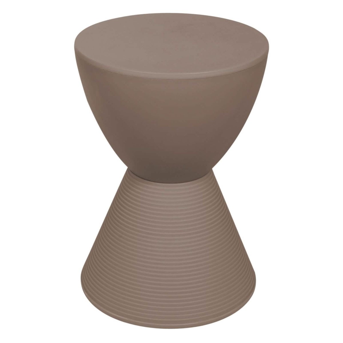 Boyd Storage Round Side End Table in Polypropylene Plastic