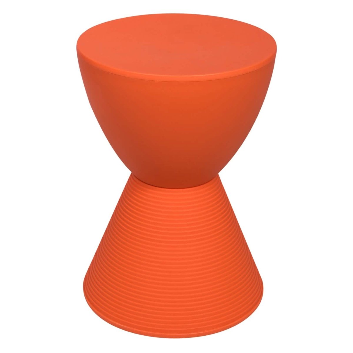 Boyd Storage Round Side End Table in Polypropylene Plastic