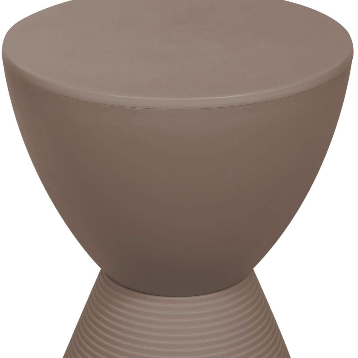 Boyd Storage Round Side End Table in Polypropylene Plastic