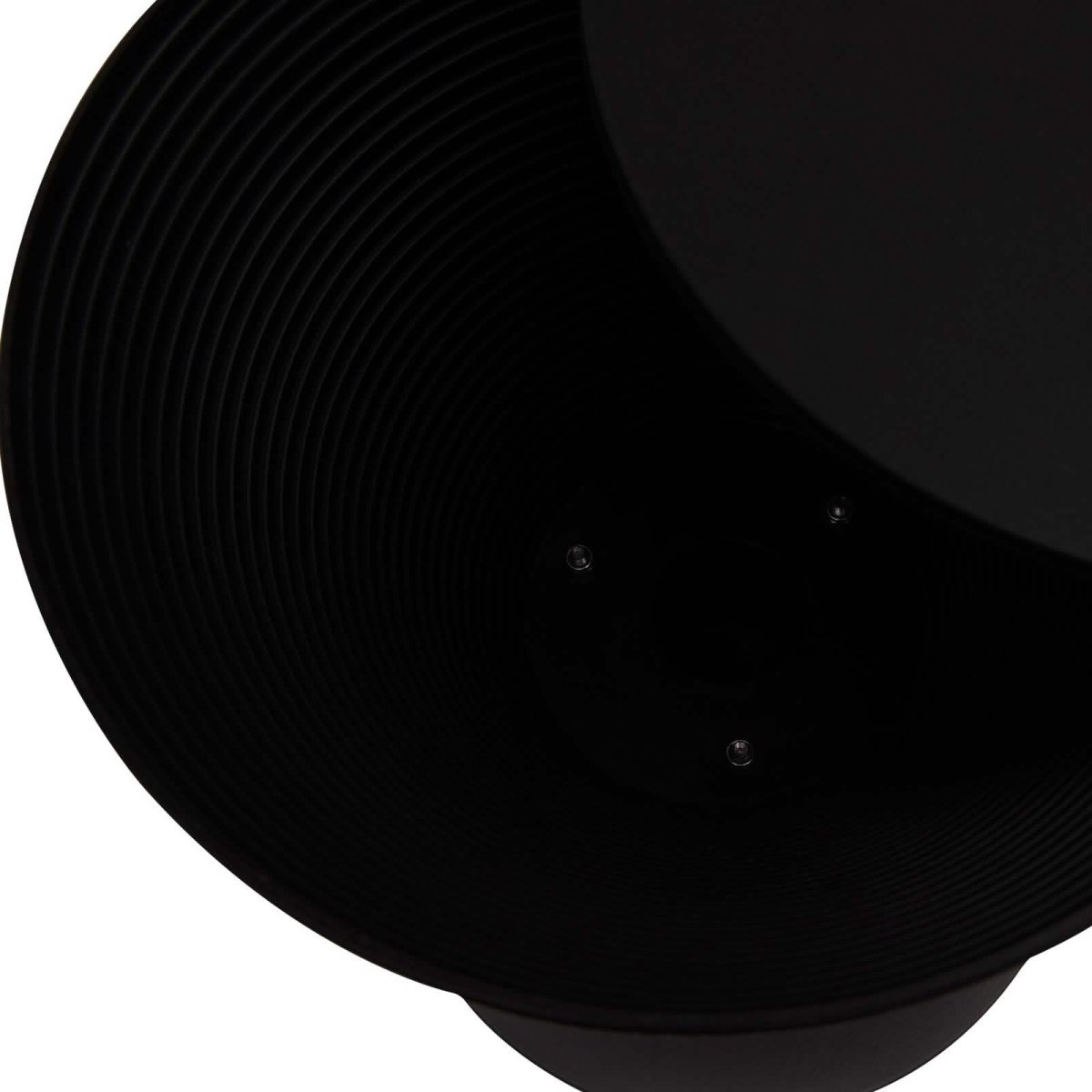 Boyd Storage Round Side End Table in Polypropylene Plastic